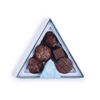 Rocky Mountain Chocolate signature peak box features five delectable handmade treats: Sea Salt Square, Peanut Butter Cup, Milk Chocolate Meltdown, Coconut Cluster, and Almond Cluster. Each piece is meticulously crafted with the finest ingredients, promising a delightful treat experience.