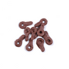 A group of sour key gummies are dipped in our delicious milk chocolate.