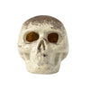 White Chocolate Skull Halloween Figure