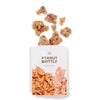 Open bag of Handcrafted Peanut Brittle: Made in a Copper Kettle, loaded with fresh roasted peanuts. 